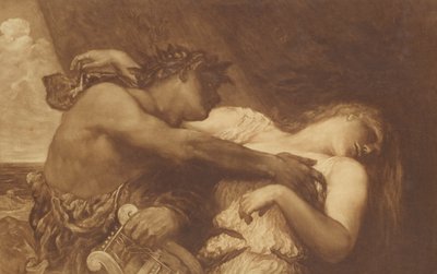 Orpheus en Eurydice, 1870-72 door George Frederick Watts